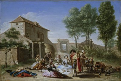 Casse-croûte dans le champ - Francisco Bayeu y Subias