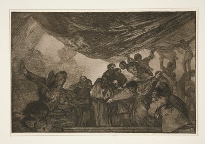 Disparate claro, pl. 15 de la série Los proverbios - Francisco de Goya