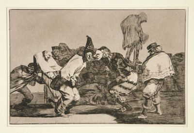 Disparate de carnabal, pl. 14 de la série Los proverbios - Francisco de Goya