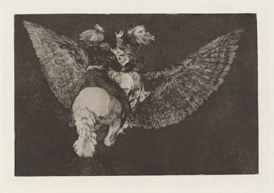 Disparate volante (Folie volante), également connu sous le nom de Reniego al amigo que cubre con las alas y muerde con el pico (Renonce à l