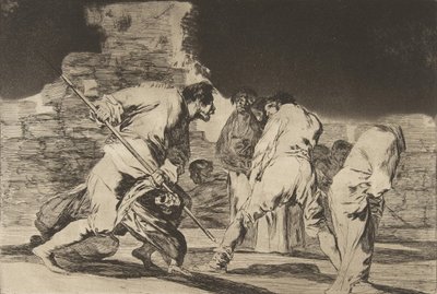 Disparates Los Proverbios, ca. 1816-23 publié en 1864 - Francisco de Goya