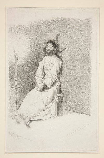 El agorratado - Francisco de Goya