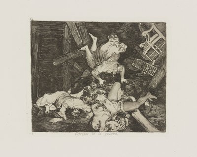 Estragos de la guerra. (Ravages de la guerre.), pl. 30 de la série Los desastres de la guerra (Les Désastres de la guerre) - Francisco de Goya