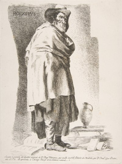 Moenippus Menipo Philosophe, 1778 - Francisco de Goya