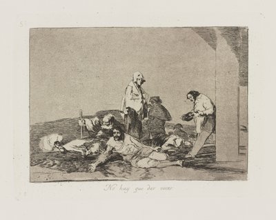 No hay que dar voces - Francisco de Goya
