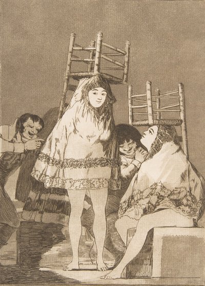 Planche 26 de Los Caprichos: Ils ont déjà un siège, 1799 - Francisco de Goya
