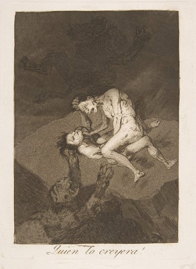 Planche 62 de Los Caprichos : Qui l