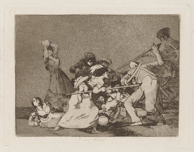 Y son fieras (Et ils sont comme des bêtes sauvages), pl. 5 de la série Los desastres de la guerra (Les désastres de la guerre) - Francisco de Goya