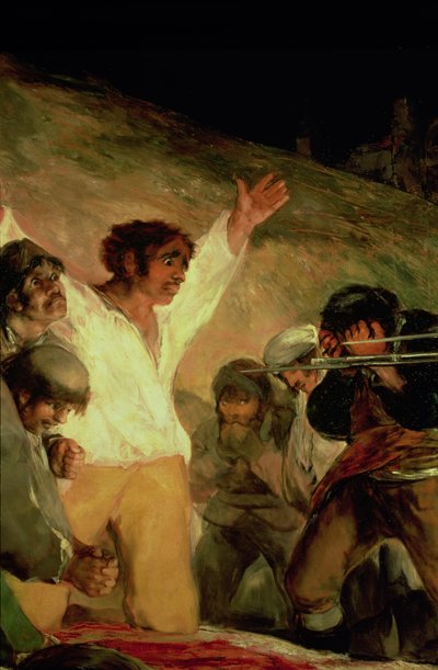 Exécution des défenseurs de Madrid, 3 mai 1808 (détail) - Francisco Jose de Goya y Lucientes