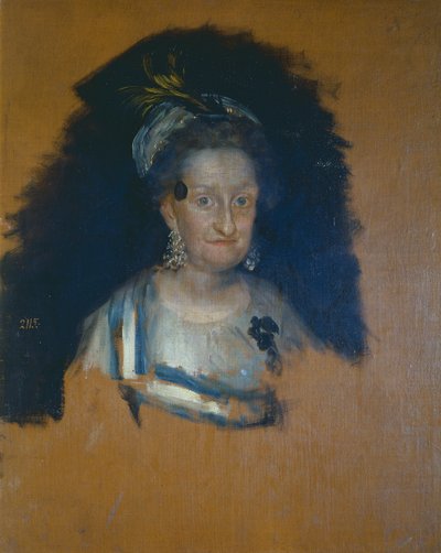 Infante Maria Josefa, esquisse préliminaire pour le portrait de groupe de La Famille de Charles IV - Francisco Jose de Goya y Lucientes