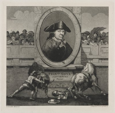 Corridas : Frontispice - Francisco de Goya