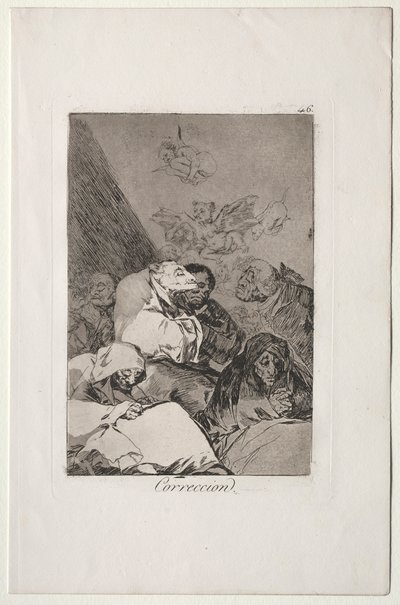 Caprichos : Correction - Francisco de Goya