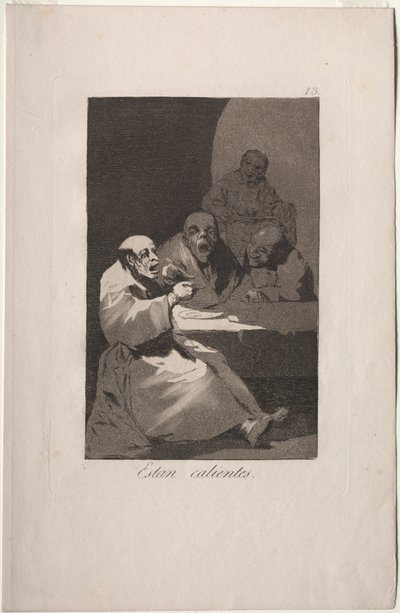 Caprichos : Ils sont chauds - Francisco de Goya