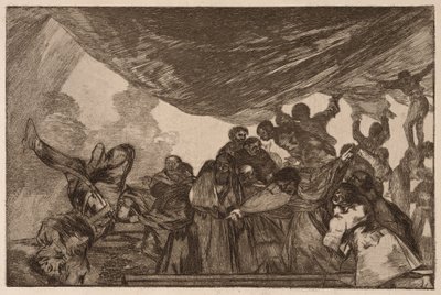 « Clear Folly » (Disparate claro), extrait de la série « Los Disparates » - Francisco de Goya