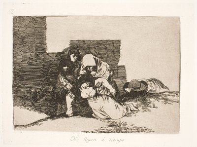 Ils sont arrivés trop tard (52) - Francisco de Goya
