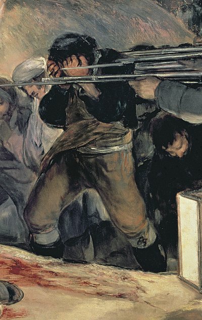 Exécution des défenseurs de Madrid, 3 mai 1808, 1814 (détail) - Francisco de Goya