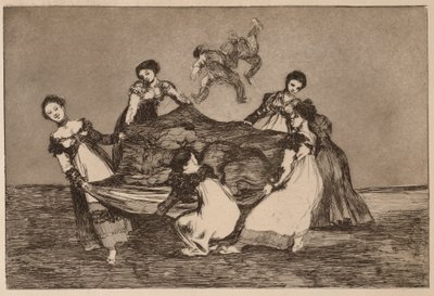 « Folie féminine » (Disparate femenino), extrait de la série « Los Disparates » - Francisco de Goya
