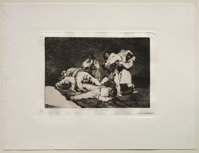 Les horreurs de la guerre : Ce sera pareil - Francisco de Goya