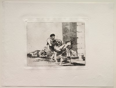 Les horreurs de la guerre : Au cimetière - Francisco de Goya