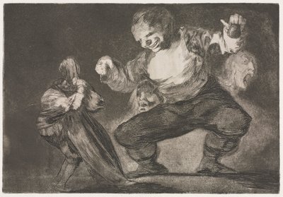 Les Proverbes : Simplet, 1864 - Francisco de Goya