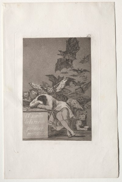 Le sommeil de la raison engendre des monstres - Francisco de Goya