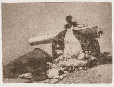 « Quel courage ! » (What Courage!) tiré de la série « Les désastres de la guerre » - Francisco de Goya