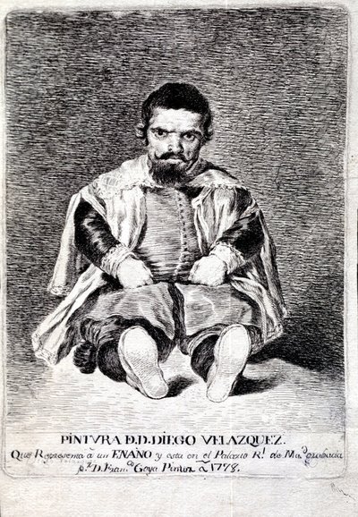 Le Nain, Sebastián de Morra, à la cour de Philippe IV - Francisco de Goya