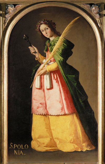 Sainte Apollonie ... - Francisco de Zurbaran