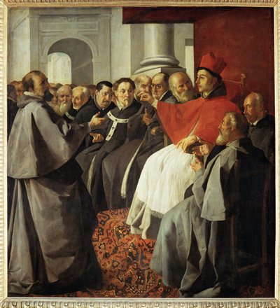Saint Bonaventure au concil de Lyon - Saint Bonaventura … - Francisco de Zurbaran