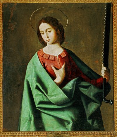 Sainte Euphémie ... (peinture sur toile) - Francisco de Zurbaran