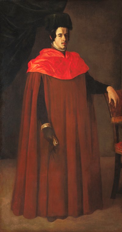Espagnol :  Retrato de un doctor en derecho ou doctor de leyes Portrait d