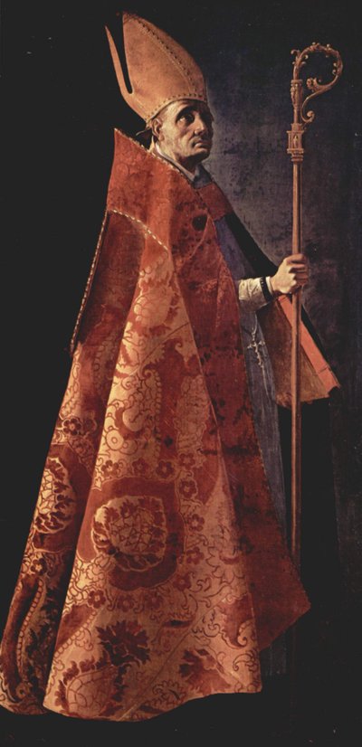 Espagnol : Santo Obispo Saint Ambrose - Francisco de Zurbaran