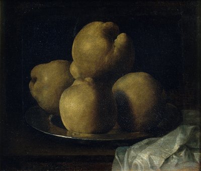 Nature morte avec plat de coings - Francisco de Zurbaran