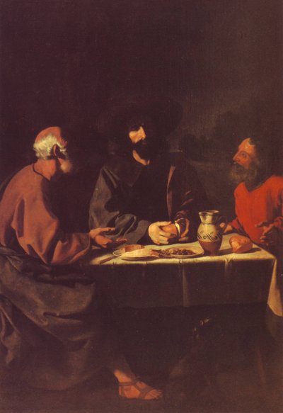Le repas à Emmaüs - Francisco de Zurbaran