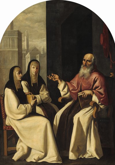 Saint Jérôme avec Sainte Paule et Sainte Eustochium - Francisco de Zurbarán and Workshop