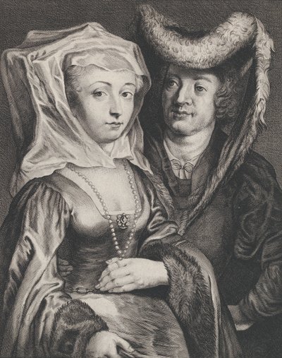 Saint Pépin I et sa fille, Sainte Begga, ca. 1645-72 - Franciscus van der Steen