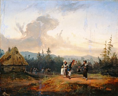 Disputes avec le marchand juif, 1853 - Franciszek Kostrzewski