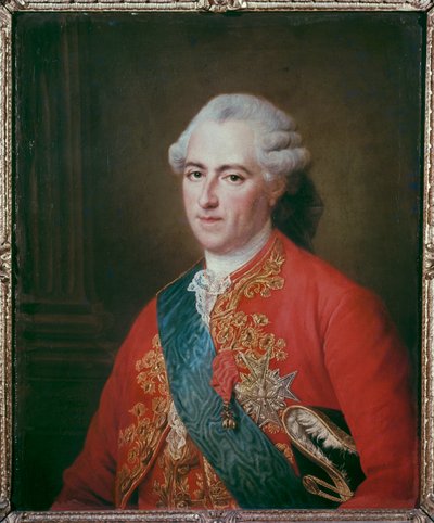 Le roi Louis XV ... (peinture sur toile) - Francois-Hubert Drouais