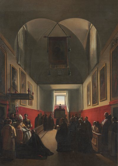 Hommage à un évêque - Francois Marius Granet