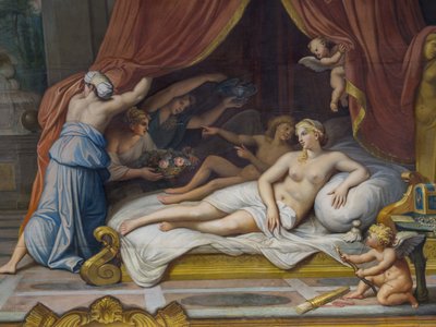 Allégorie du Feu représentant Jupiter et Sémélé - Francois Perrier