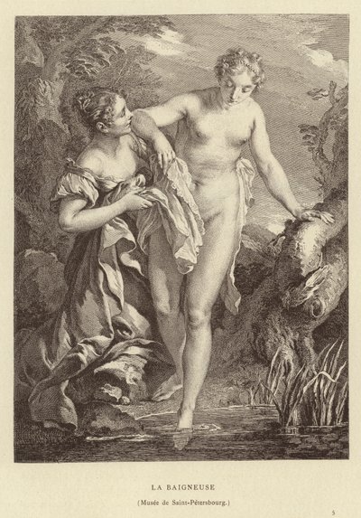 La baigneuse - Francois (after) Boucher