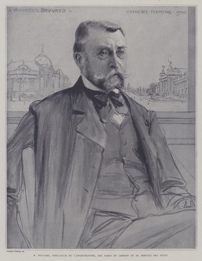Joseph-Antoine Bouvard, architecte et administrateur français - Francois (after) Flameng