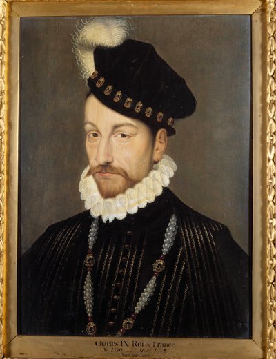 Portrait de Charles IX (1550-1574), roi de France Peinture de l