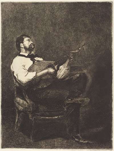 Joueur de guitare - François Bonvin