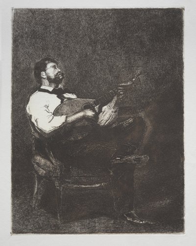 Joueur de guitare - François Bonvin