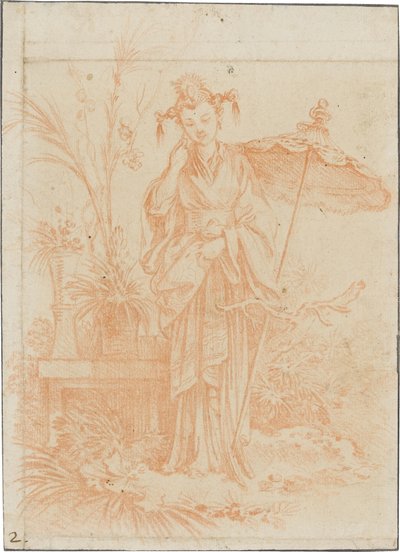 Chinoiserie (La maîtresse du jardin) - François Boucher