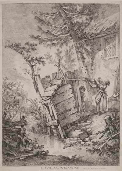 La Blanchisseuse - François Boucher