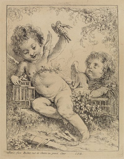 La tourterelle mise en cage - François Boucher