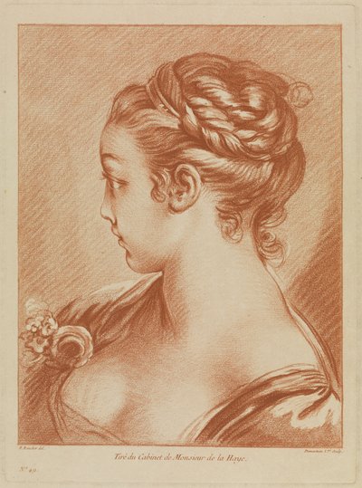 buste de jeune fille - François Boucher