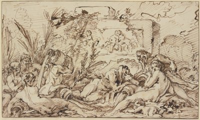 Nymphes et dieux des rivières - François Boucher